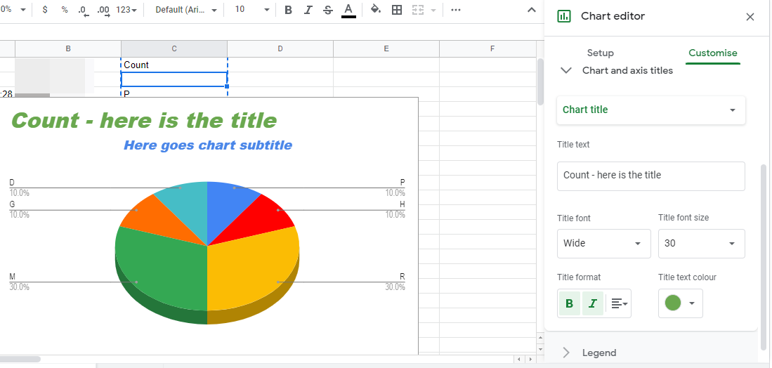 Comment créer un graphique à secteurs sur Google Forms