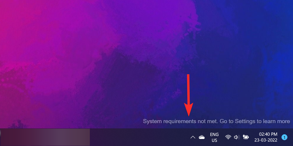 Windows 11: So entfernen Sie das Wasserzeichen „Systemanforderungen nicht erfüllt“.