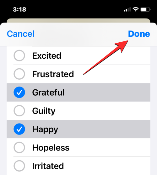iOS 17이 설치된 iPhone의 건강 앱에 마음 상태를 기록하는 방법
