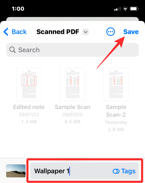 วิธีรวมหลายภาพเป็นไฟล์ PDF บน iPhone