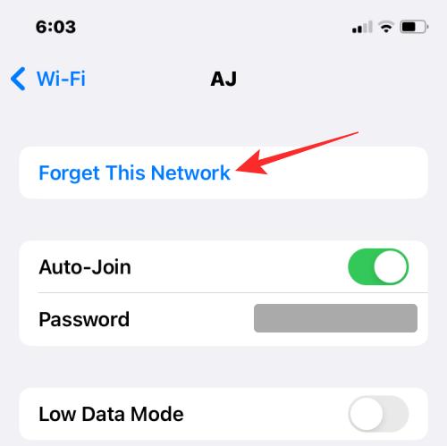 iOS で既知のネットワークを削除する方法