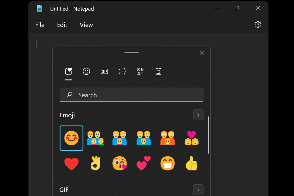 So verwenden Sie Emojis in Windows 11 mithilfe von Tastaturkürzeln