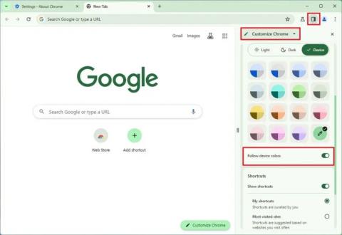 Comment faire correspondre la couleur daccent de Windows 11 sur Google Chrome