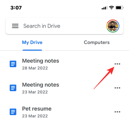 iPhoneでGoogleドライブからファイルを削除する方法