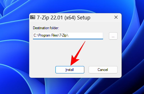 So verwenden Sie 7-Zip unter Windows 11