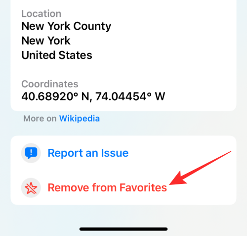 Comment supprimer les favoris sur Apple Maps