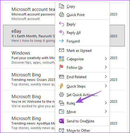 Cómo crear carpetas y mover correos electrónicos en Outlook en Mac y Windows