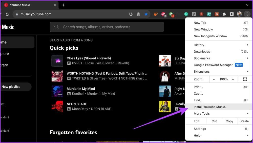 วิธีติดตั้งแอป YouTube Music บนเดสก์ท็อป (Windows และ Mac)