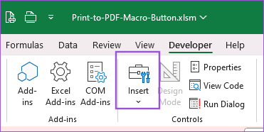 วิธีสร้างปุ่มพิมพ์เป็น PDF ใน Microsoft Excel บน Windows 11