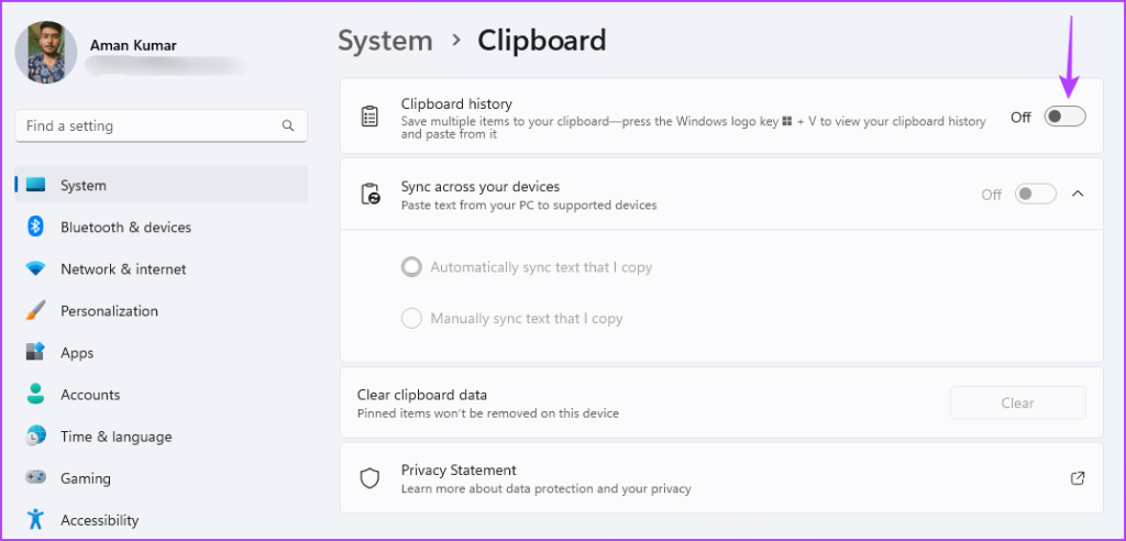 4 najlepsze sposoby na wyczyszczenie historii schowka w systemie Windows 11