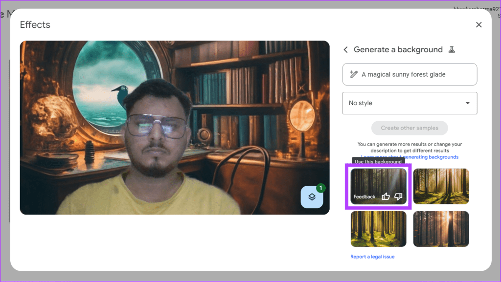 Cómo generar un fondo de Google Meet con Gemini AI