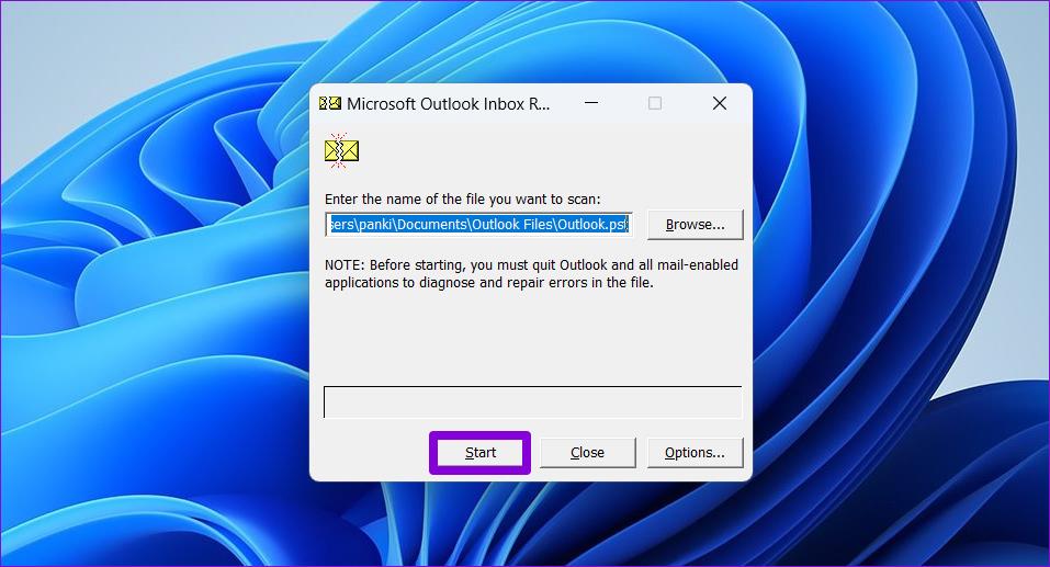 Le 6 principali correzioni per la memoria insufficiente di Microsoft Outlook o l'errore delle risorse di sistema su Windows