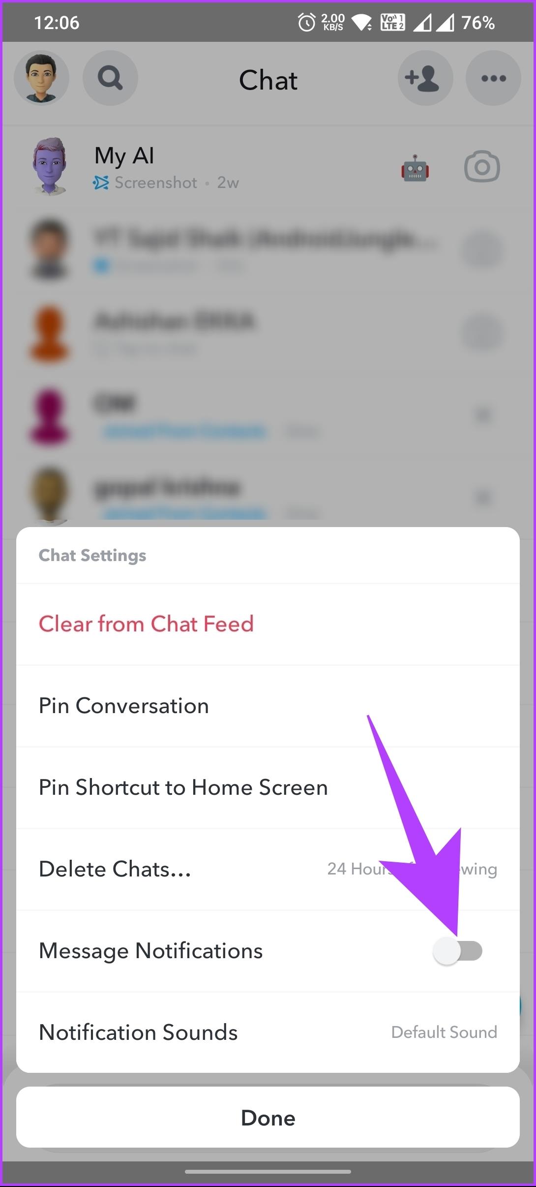 Snapchatでの会話を非表示にする7つの簡単な方法
