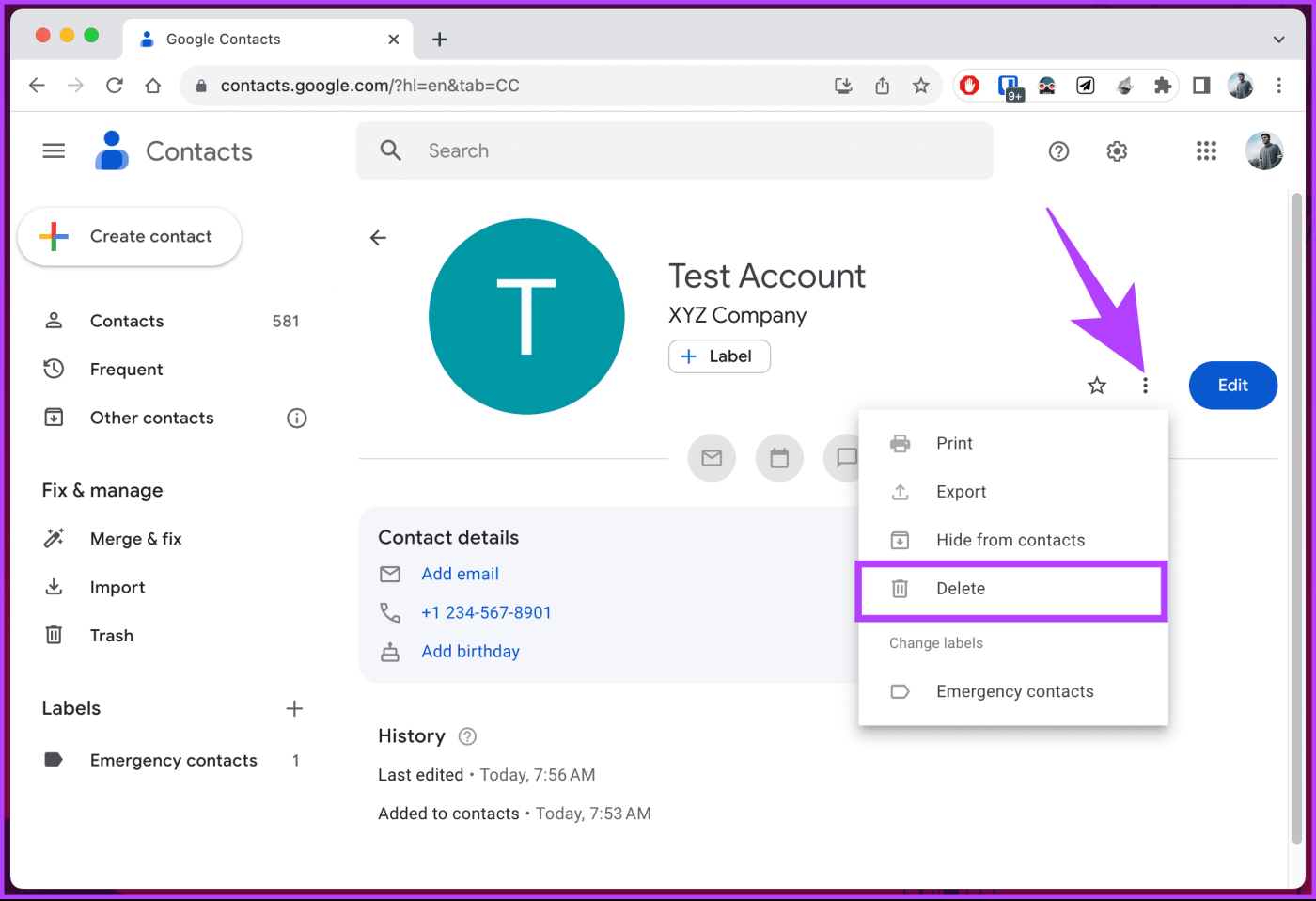 Comment ajouter, modifier ou supprimer des contacts dans Gmail