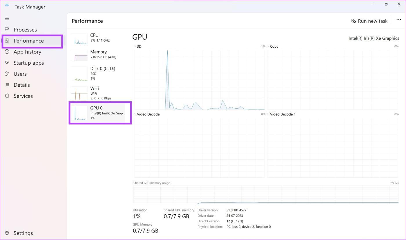 Windows에서 GPU 상태를 확인하는 방법