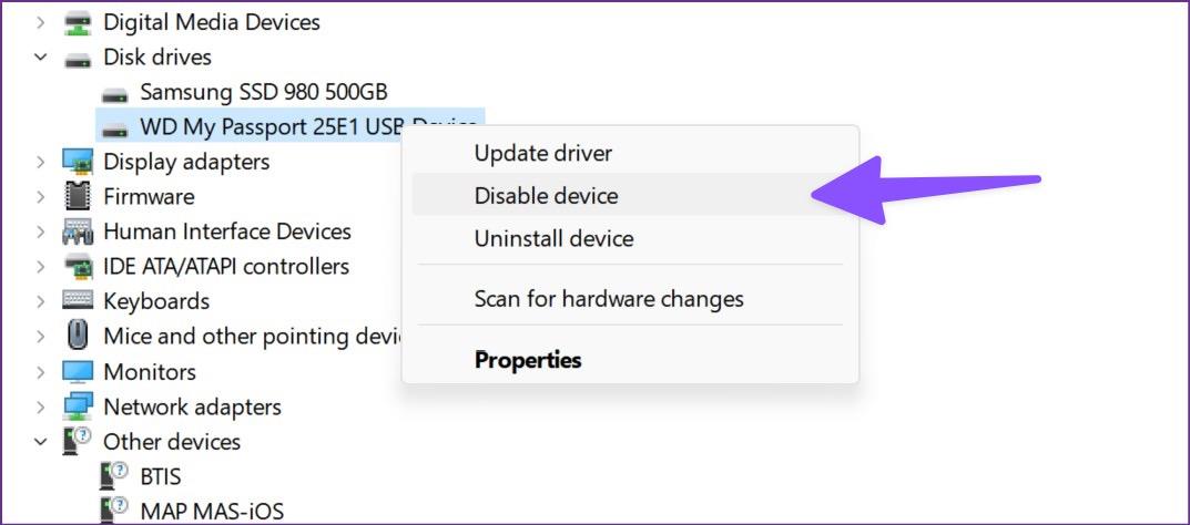 9 meilleures façons de réparer le disque dur externe qui n’apparaît pas dans Windows 11