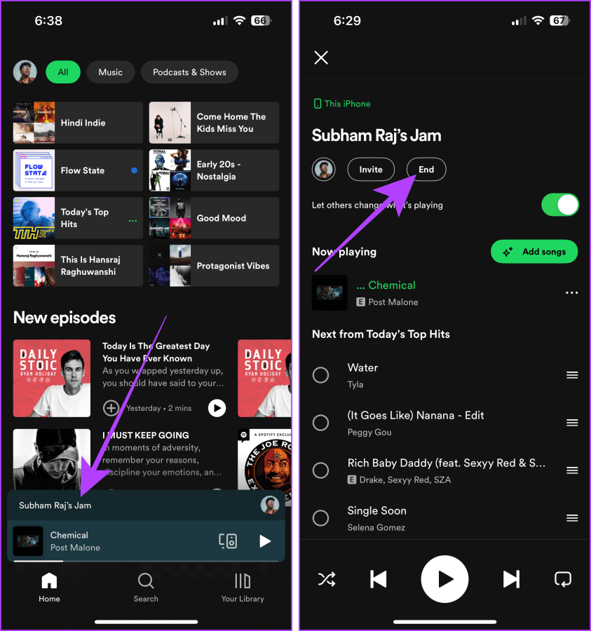 Comment démarrer une jam session Spotify avec des amis