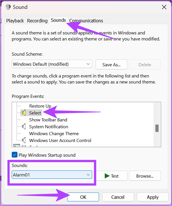 Cómo habilitar o deshabilitar el sonido del clic del mouse en Windows 10 y 11