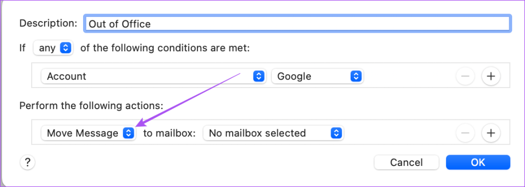 Cómo configurar mensajes de fuera de la oficina en la aplicación de correo en Mac