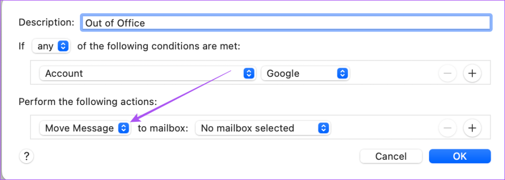 Comment configurer un message d'absence du bureau dans l'application Mail sur Mac