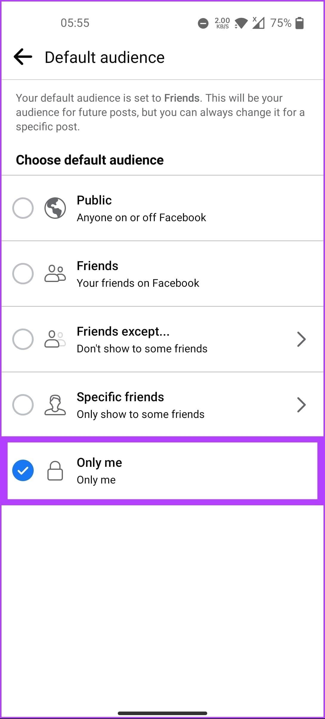 Verhindern Sie, dass Facebook-Freunde Ihre Aktivitäten sehen und verbergen Sie sie