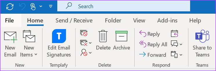 Una guía para usar la barra de búsqueda y los operadores de búsqueda en Microsoft Outlook