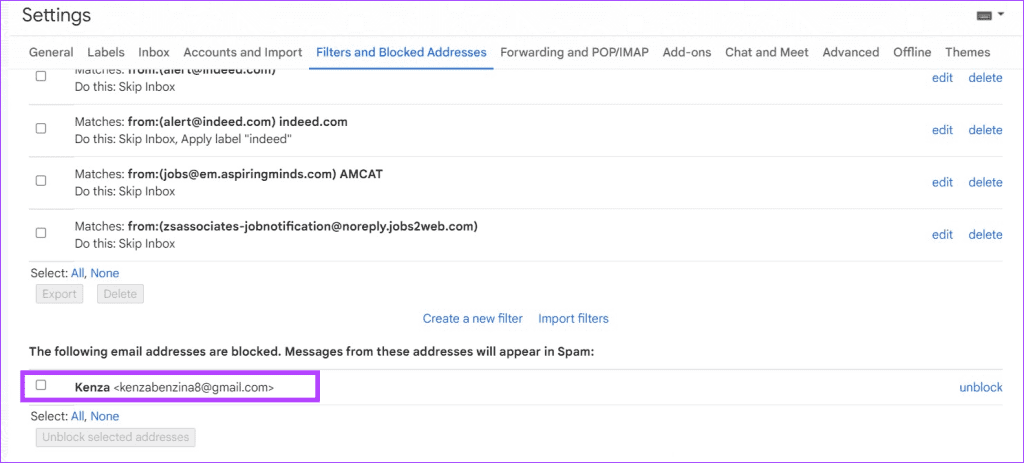 Come bloccare qualcuno su Gmail e cosa succede quando lo fai