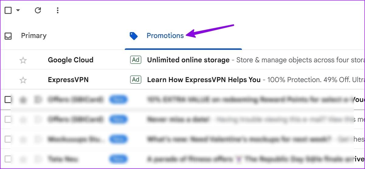 Comment supprimer toutes les promotions dans Gmail