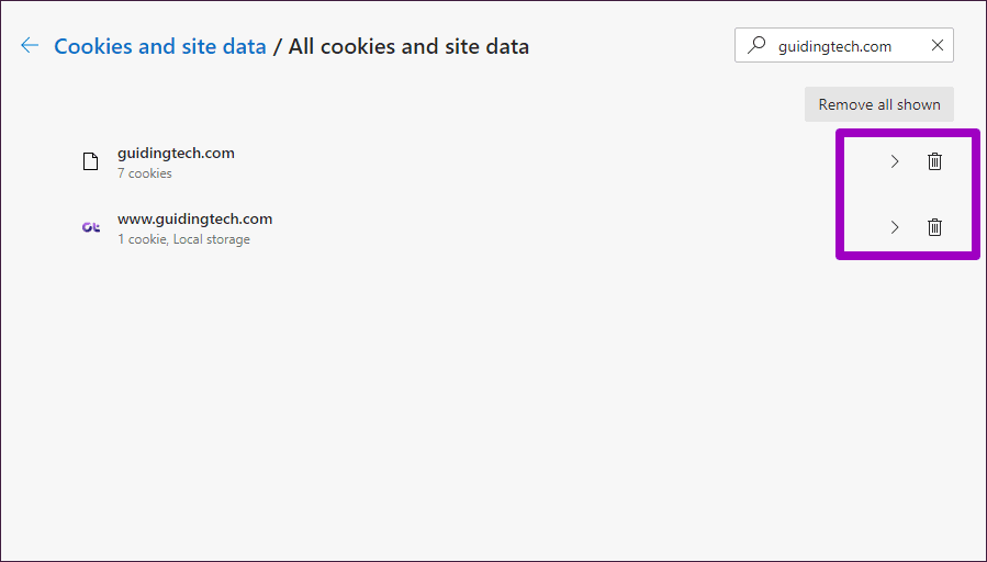 Como limpar cache e cookies no Microsoft Edge