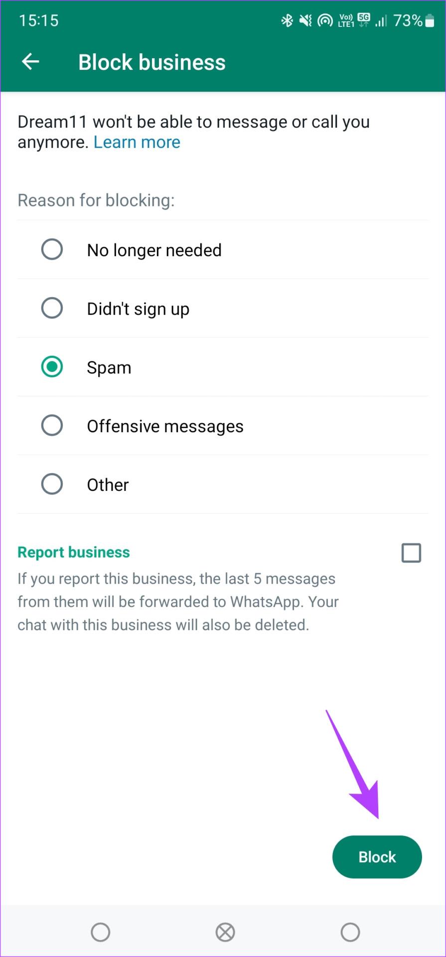 Comment bloquer les numéros inconnus sur WhatsApp