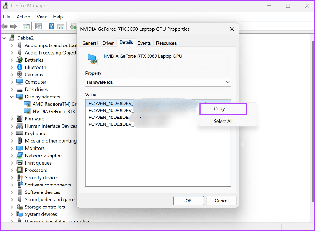 4 วิธีด่วนในการตรวจสอบรหัสฮาร์ดแวร์ (HWID) ของอุปกรณ์ใน Windows 11