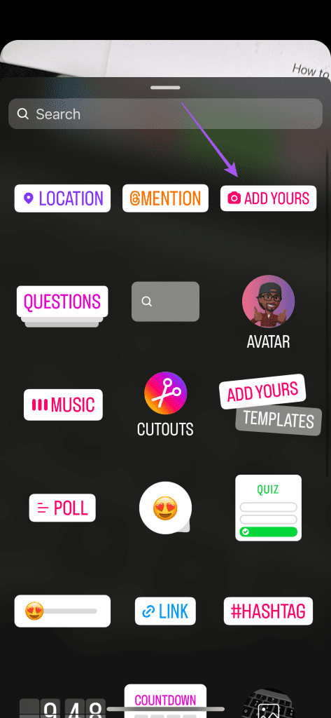 Comment utiliser l'autocollant « Ajouter le vôtre » sur une histoire Instagram