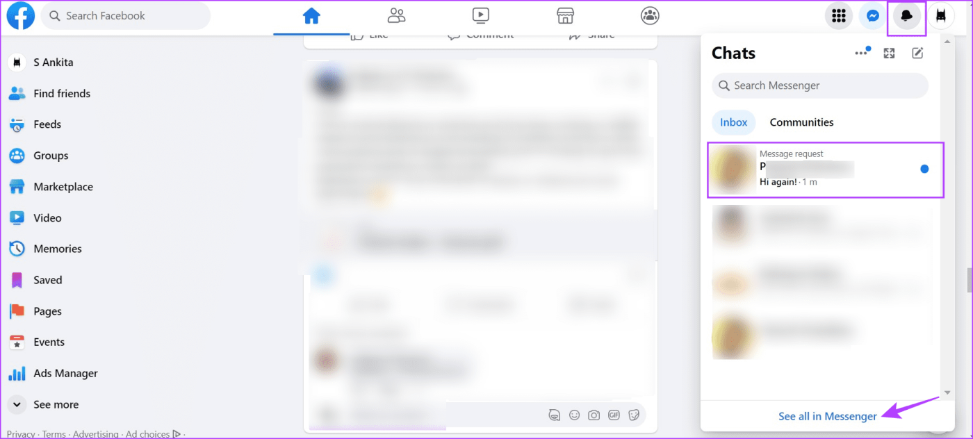 วิธีดูการสนทนาลับบน Messenger