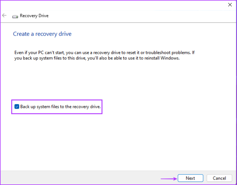 วิธีสร้างและใช้ Recovery Drive บน Windows 11