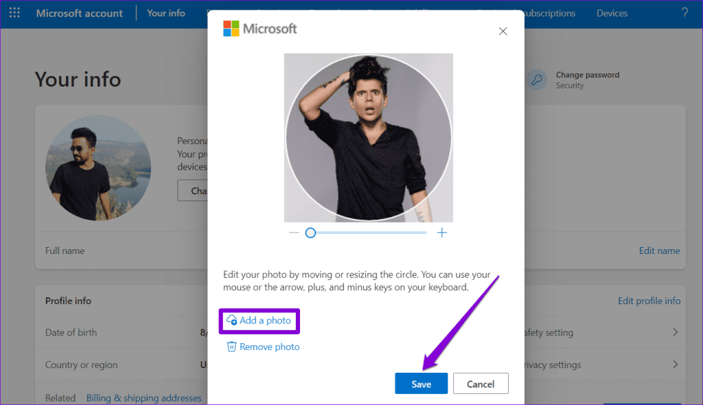 Cómo cambiar o eliminar la imagen de la cuenta de usuario en Windows 11