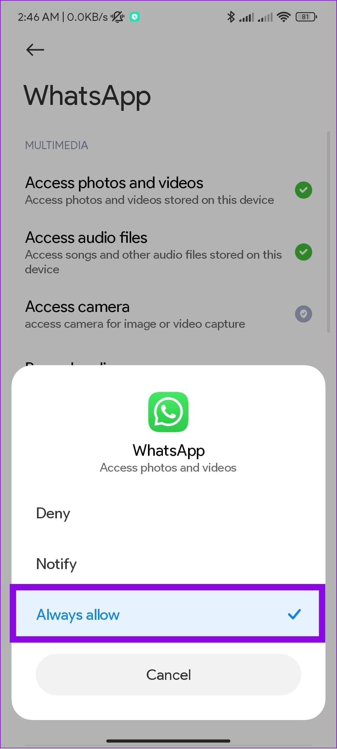 5 façons de corriger l'erreur « Cette vidéo n'est pas disponible » sur WhatsApp