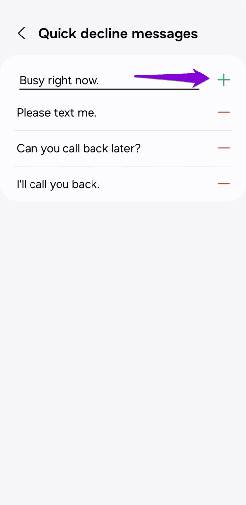Cómo cambiar y usar mensajes de rechazo de llamadas en Android