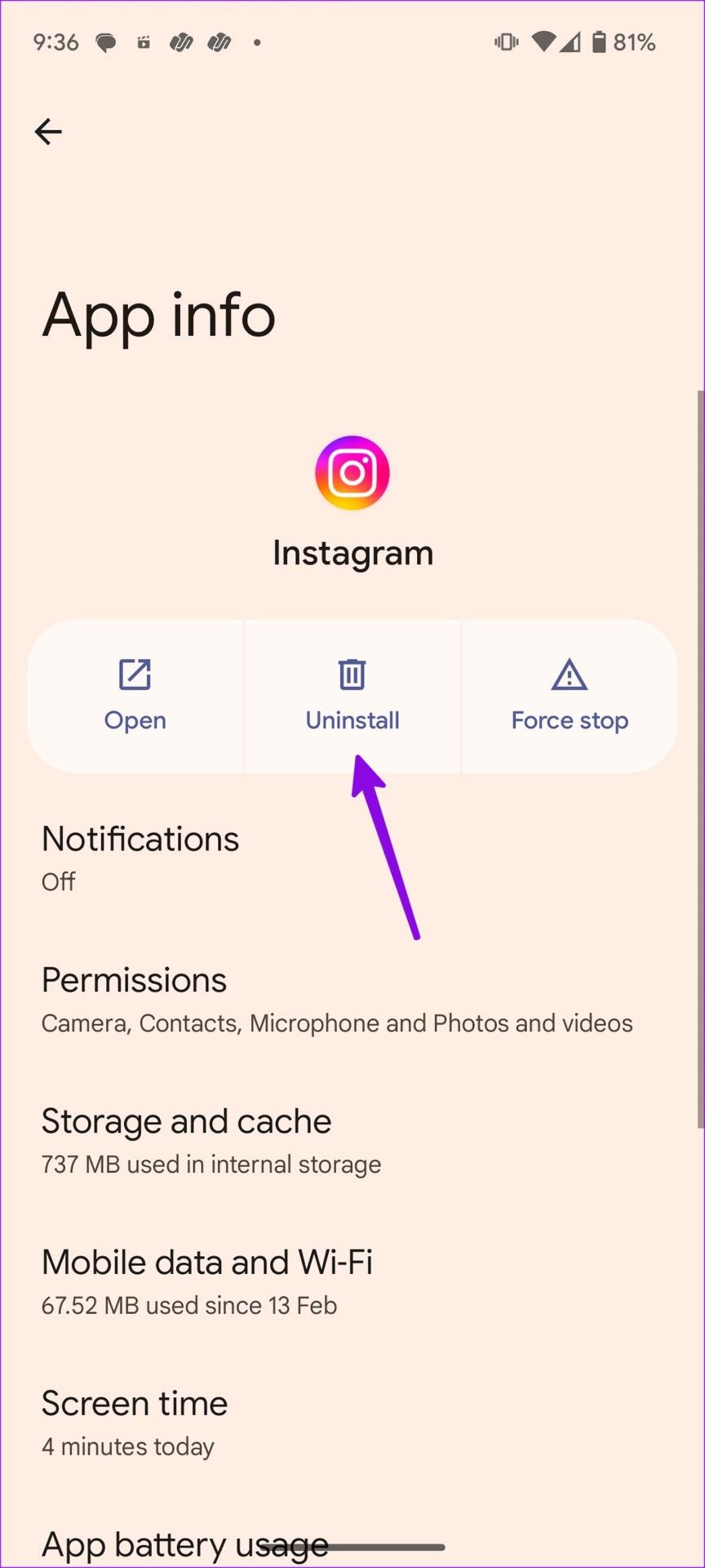 Instagramのストーリーやリールでサウンドが機能しない問題を解決する13の方法