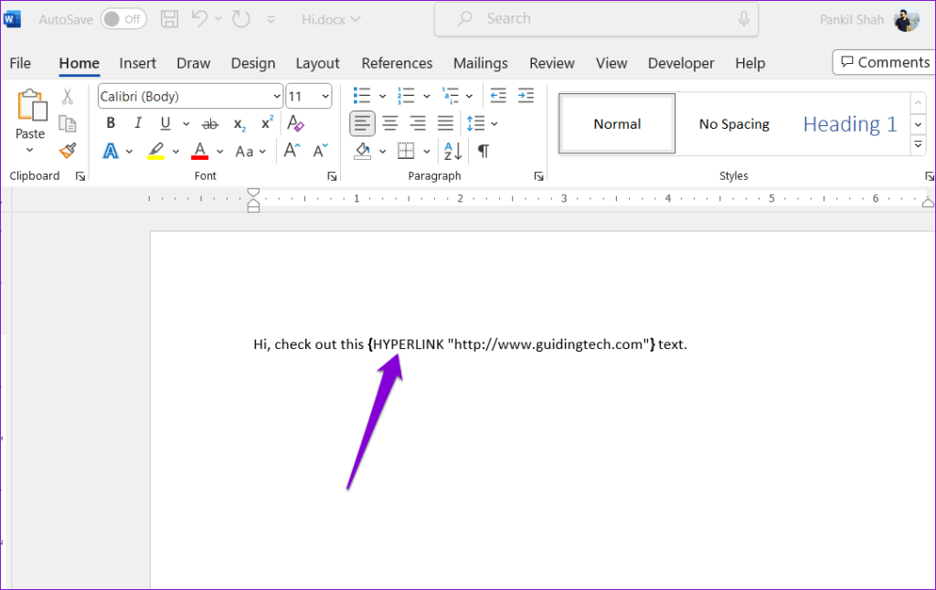 I 6 modi principali per correggere i collegamenti ipertestuali che non funzionano in Microsoft Word per Windows