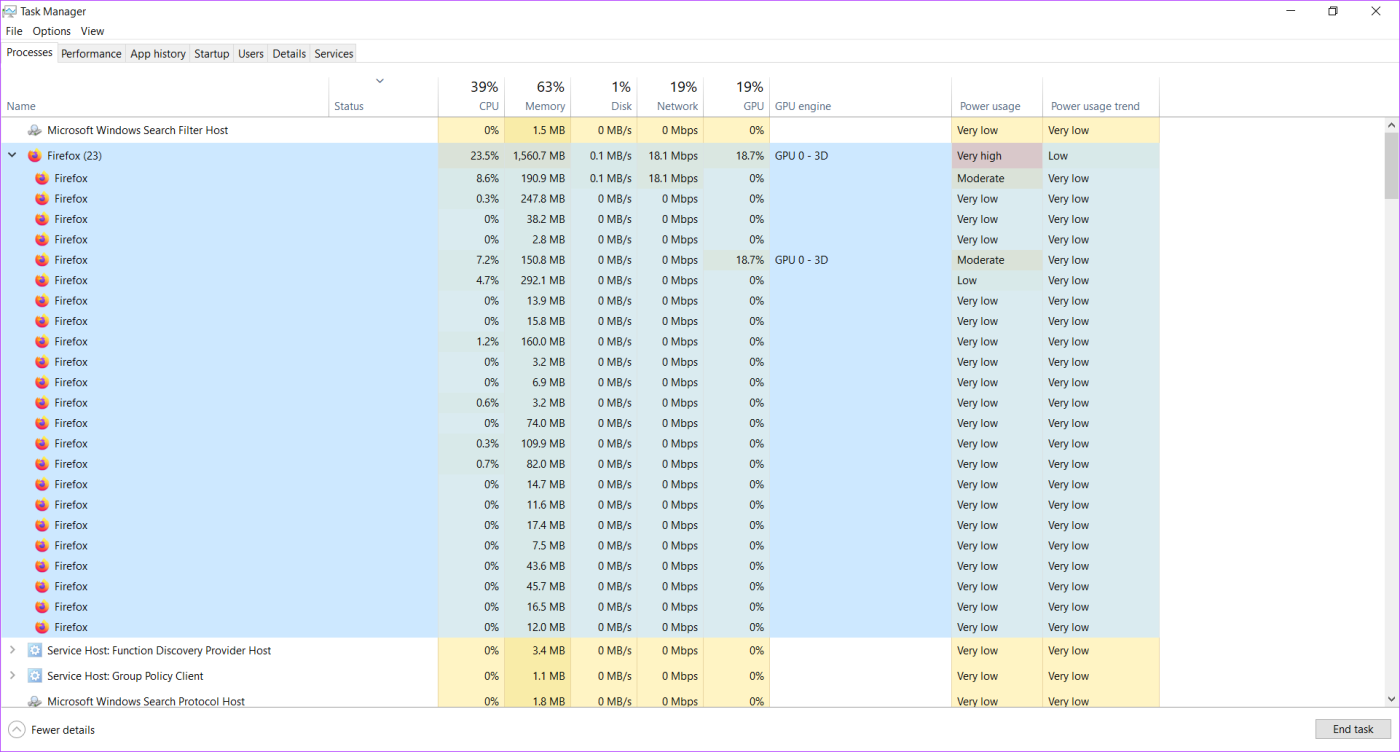 Quel navigateur utilise le moins de RAM et de CPU sous Windows