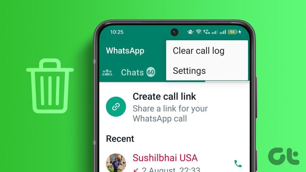Android 및 iOS 기기에서 WhatsApp 통화 기록을 삭제하는 방법