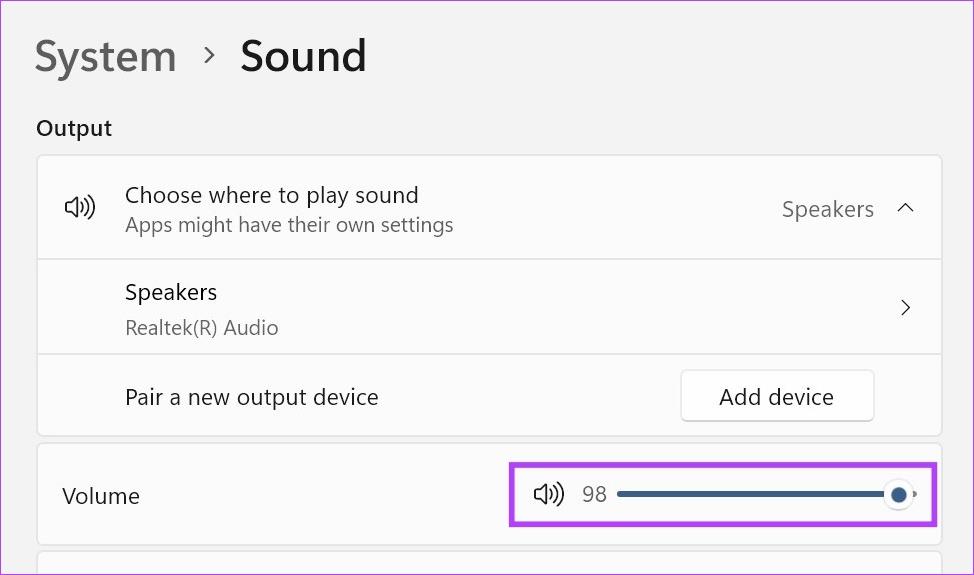 5 formas de cambiar el volumen del sonido en Windows 11