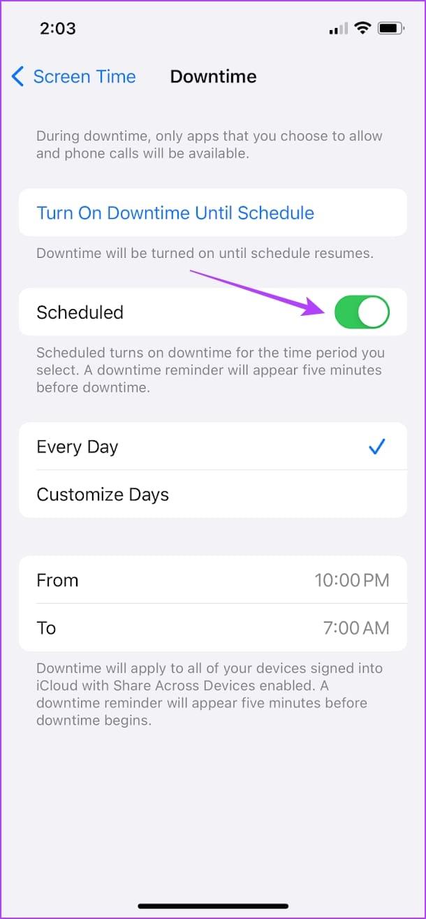 Cómo desactivar el tiempo de inactividad en Apple Watch