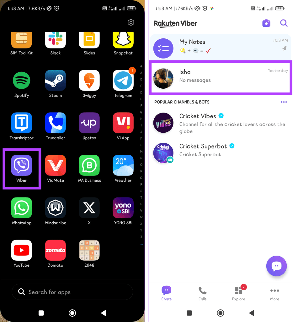 モバイルで Viber チャットを非表示および再表示する方法