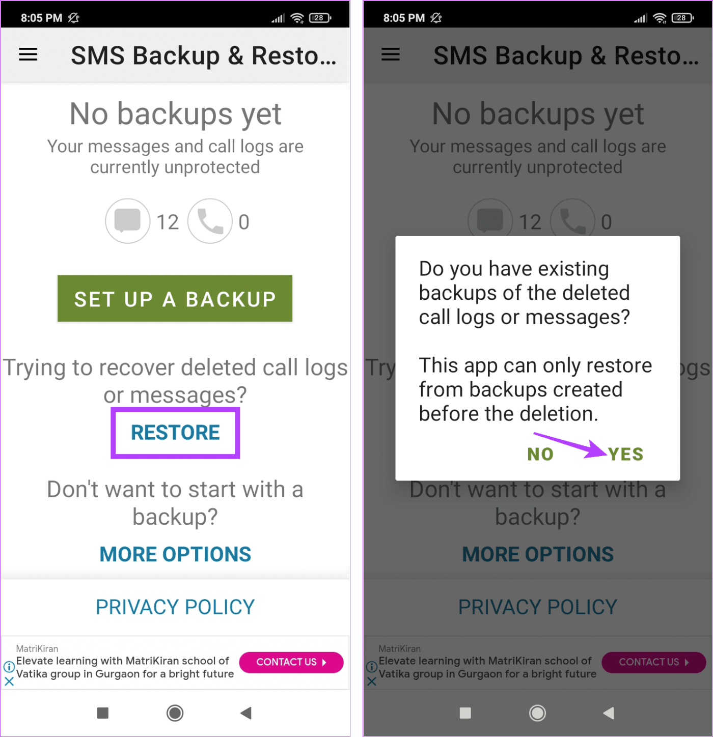 Come trasferire messaggi di testo (SMS) da Android ad Android