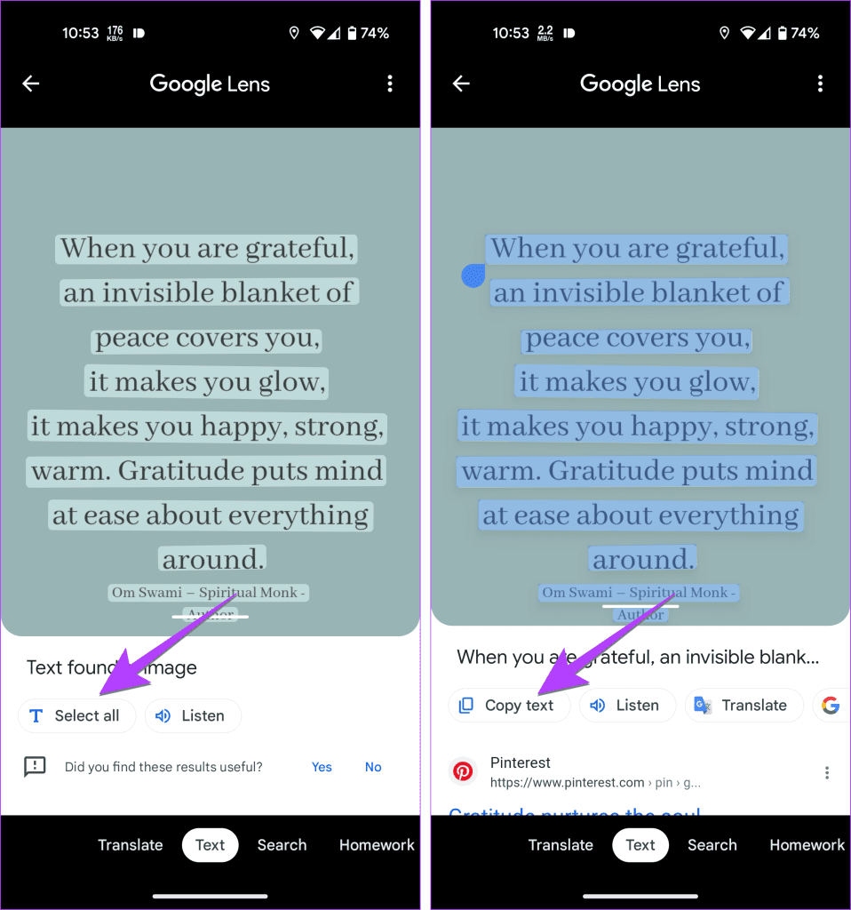 3 modi per utilizzare Google Lens per copiare testo da un'immagine