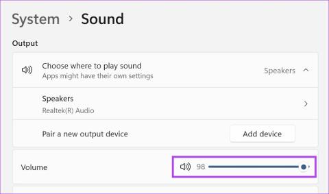Windows 11에서 사운드 볼륨을 변경하는 5가지 방법