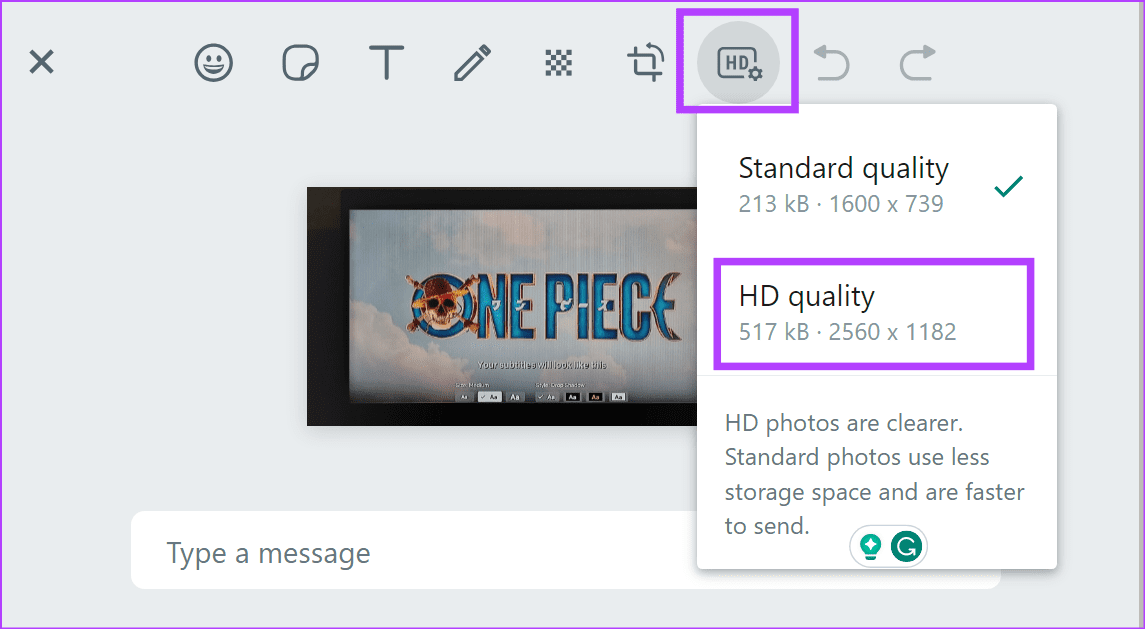 WhatsAppでHD写真とビデオを送信する方法