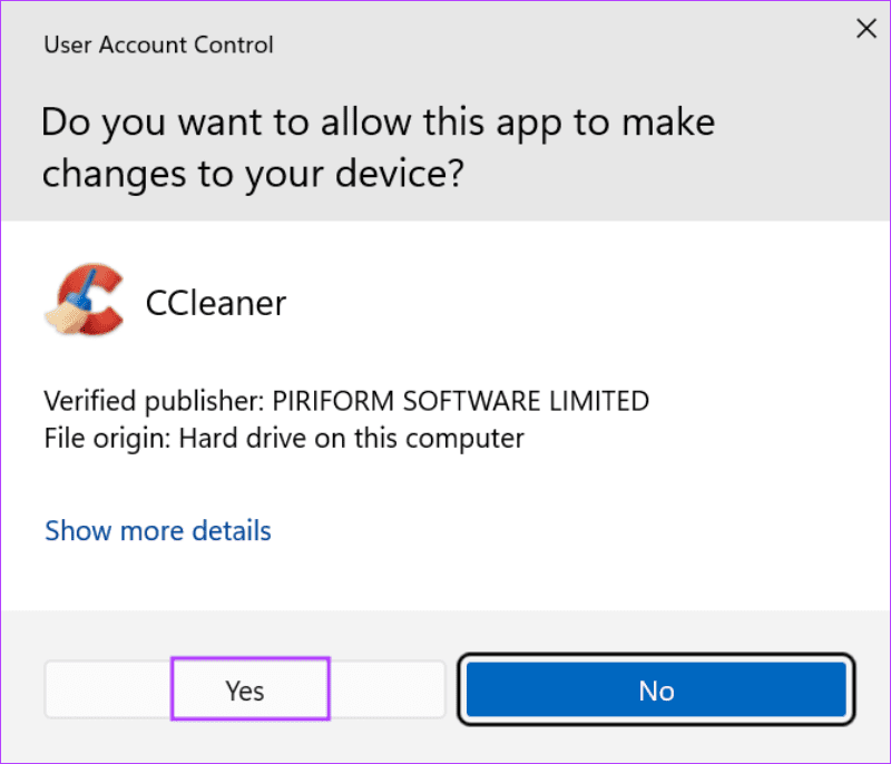 7 วิธียอดนิยมในการแก้ไข CCleaner ไม่ทำงานใน Windows 11