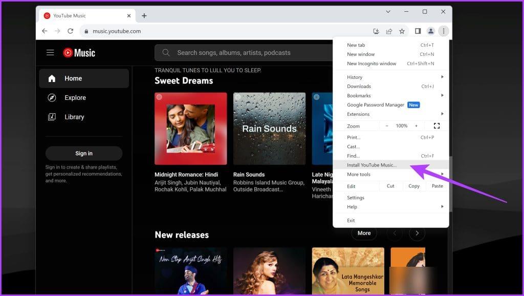 Como instalar o aplicativo YouTube Music no desktop (Windows e Mac)